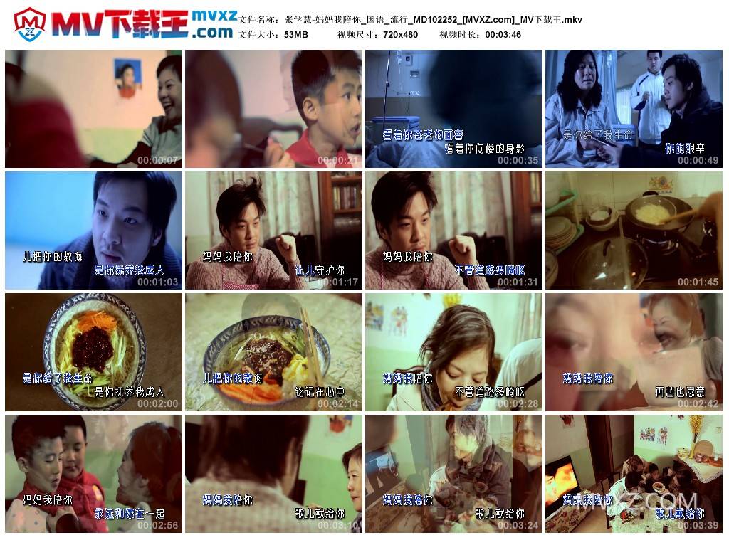 张学慧-妈妈我陪你_国语_流行_MD102252